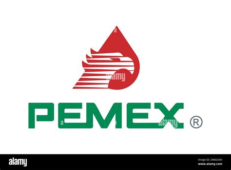 Pemex Logo White Background Stock Photo Alamy