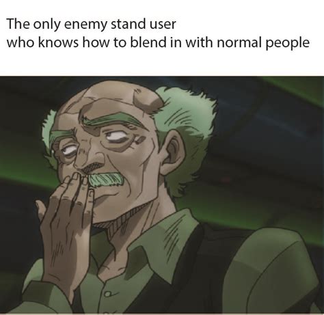 Remember when enemy stand users doesn't wear ridiculous outfits? (OC) | /r/ShitPostCrusaders ...