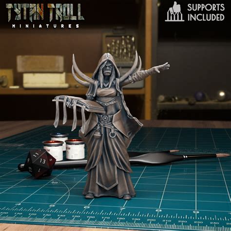 3D Printable DnD Heroes Mages Bundle Pre Supported By TytanTroll