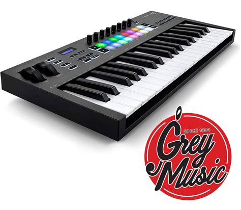 Controlador De Teclado Midi Launchkey 37 Mk3 Novation Usb Grey Music