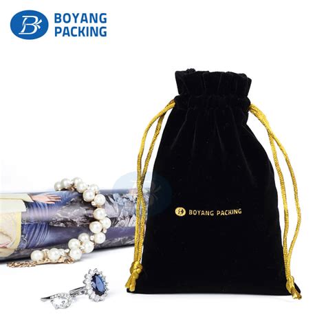 Beautifully Velvet Drawstring Bags Wholesale Custom Jewelry Pouches