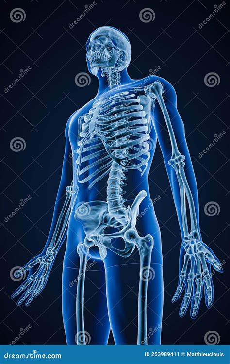 Accurate Anterior Or Front View Of Human Spine Bones Or Vertebrae