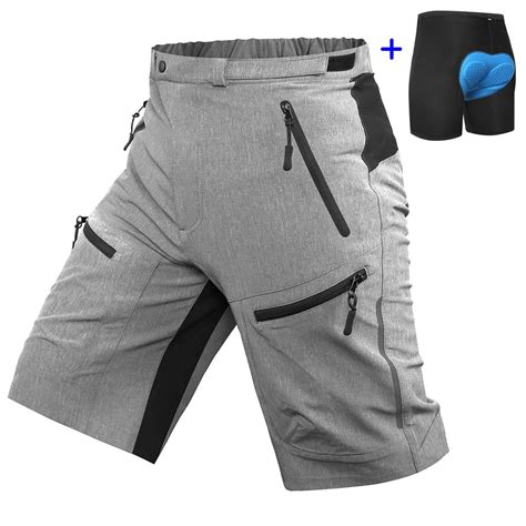 Men S Baggy Mountain Bike Shorts With Padding Cycorld Mountain Bike