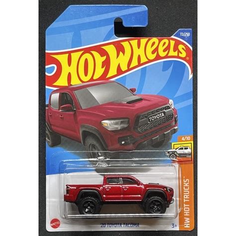 車庫 Hot Wheels 風火輪Toyota Tacoma 豐田 tacoma糖果紅 蝦皮購物