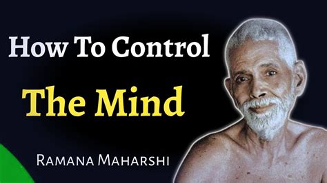 How To Control The Mind Ramana Maharshi English Spiritual Audiobook