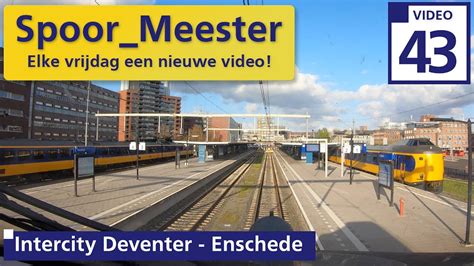 4K Cabview NS Trein ICMm Rij Mee Met De INTERCITY Van Deventer Naar