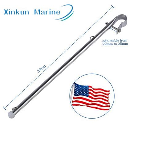 China Customized Stainless Steel Flag Pole for Boat Manufacturers ...