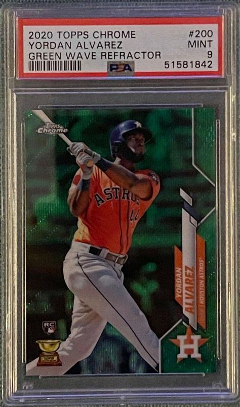 Yordan Alvarez Green Wave Refractor Prices Topps Chrome