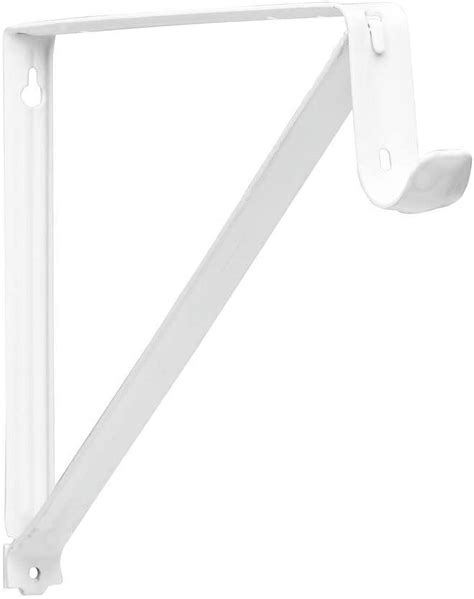 John Sterling Heavy Duty 3 Pack Shelf And Rod Support Brackets White