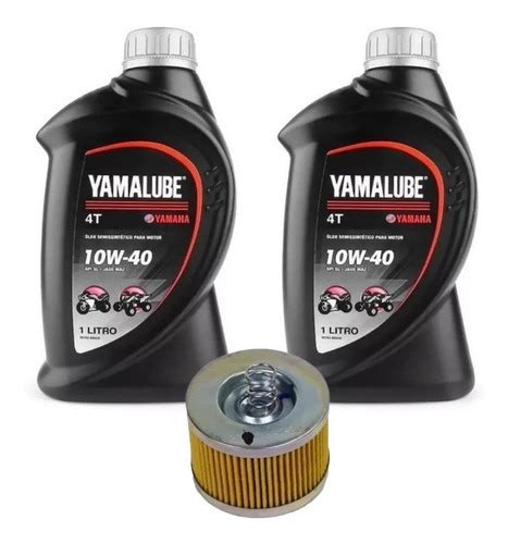 Kit Yamalube 10w40 2lts Filtro Yamaha Factor 150 Parcelamento Sem Juros