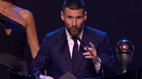 The Best 2019 Leo Messi Gana El Premio The Best Al Mejor Jugador De La