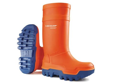 Dunlop Purofort Thermo Full Safety Wellington Boot Orange C662343