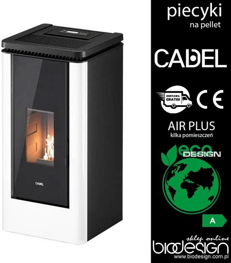 Icon Plus 9 0 kW biały Cadel piecyk na pellet Opinie i ceny na