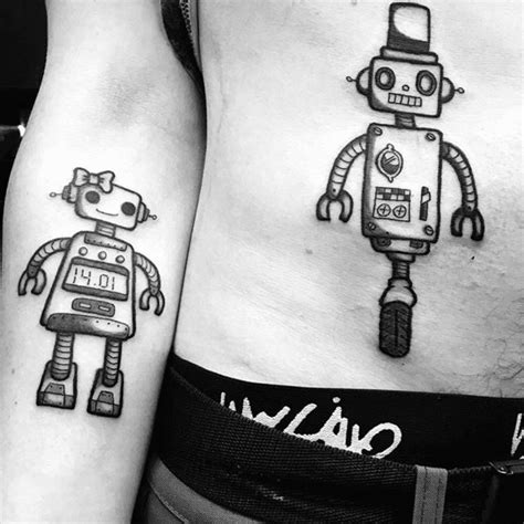 Aggregate 68+ cute robot tattoo latest - 3tdesign.edu.vn