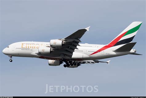 A6 EUH Airbus A380 861 Emirates Jeppesen Tu JetPhotos