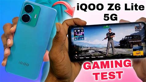 Gaming Test In IQOO Z6 Lite 5G Snapdragon 4 Gen 1 Bgmi Test