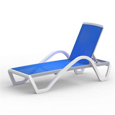 Cenadinz Patio Chaise Lounge Adjustable Aluminum Pool Lounge Chairs