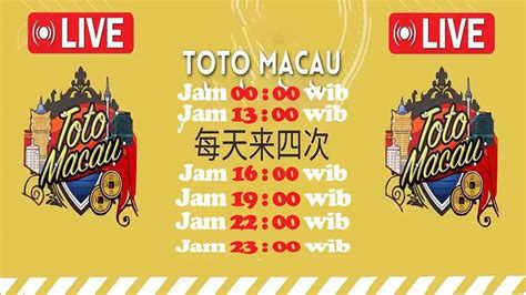 toto macau  draw keluaran hari  terbaru