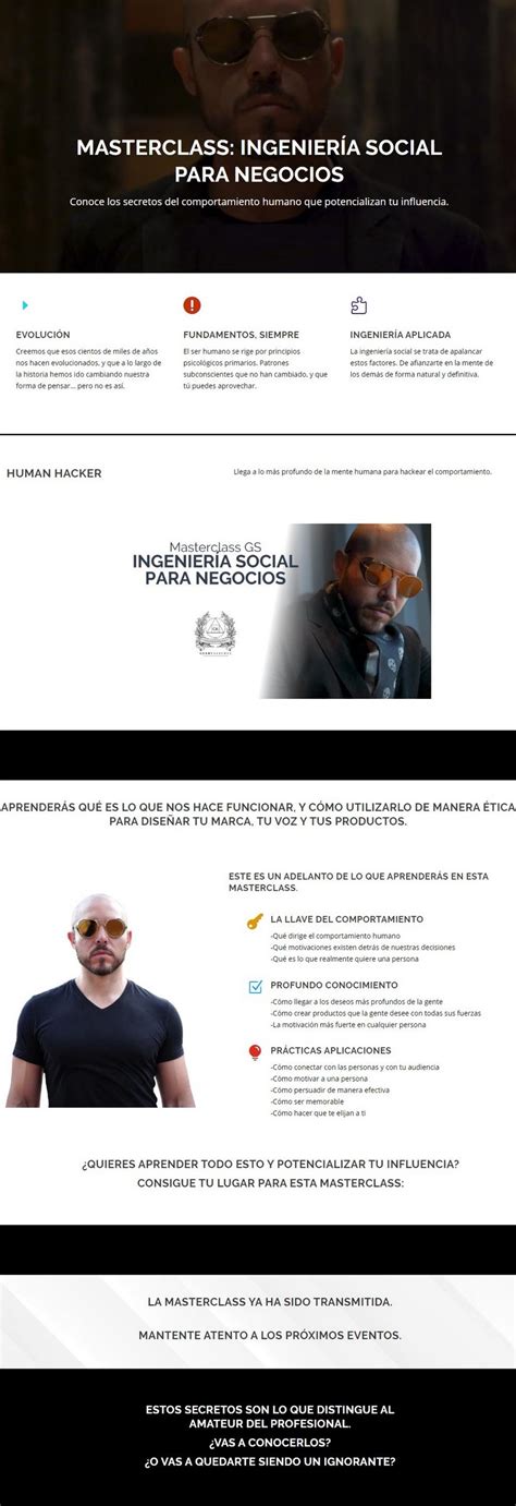 Masterclass Gs Ingenieria Social Cursosvips