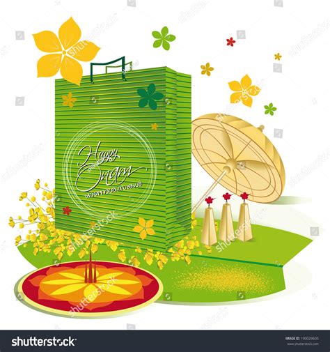 Illustration Onam Flower Design Stock Vector (Royalty Free) 190029605 ...