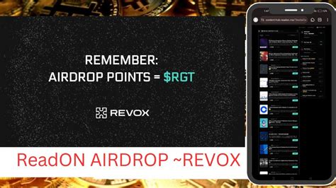 REVOX ReadON AIRDROP Complete Daily All Task Earn Points Point