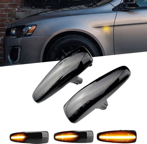 Xinctai Smoked Sequential LED Side Marker Turn Signal Light Dynamic