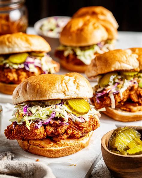 Nashville Hot Chicken Sandwiches Irresistible Comfort Food Delight