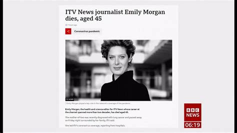 Emily Morgan Passes Away 1977 2023 Uk Bbc News 28th May 2023