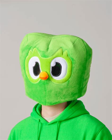 Duolingo Store In Owl Mask Owl Halloween Costumes Duolingo