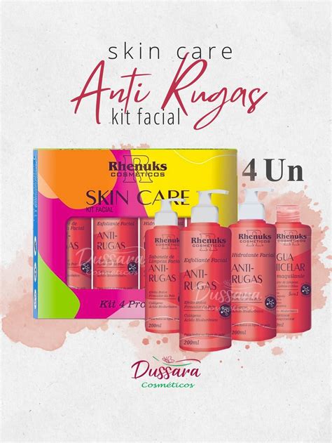 Kit Skin Care Facial Anti Rugas Itens Dussara Cosmeticos