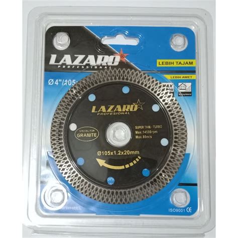 Jual Pisau Mata Potong Granit Keramik Merk Lazaro Diamond Wheel Turbo