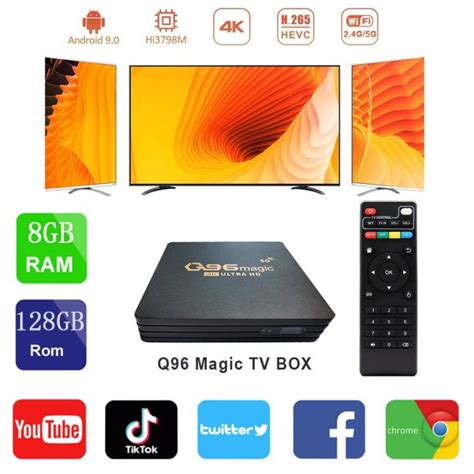 Q96 Magic Android Tv 9 0 Hisilicon HI3798M WIFI 2 4G 5G 4K HDR10