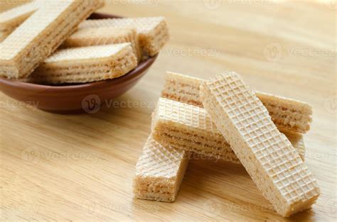 Vanilla Milk Wafer Easy Snack for Relaxing Time 15230593 Stock Photo at Vecteezy