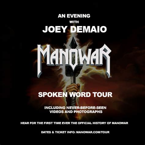 MANOWAR – Joey DeMaio Spoken Word Tour – Official Trailer – Manowar