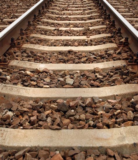 railway embankment stock photo image  closeup transportation