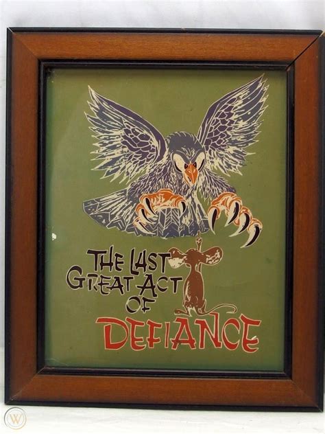 The Last Great Act Of Defiance Political Art 1974 Framed Print