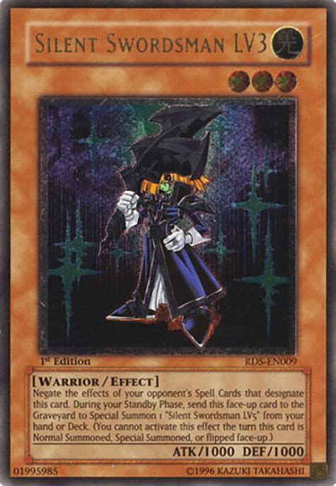 Silent Swordsman Lv Utr Rise Of Destiny Yugioh