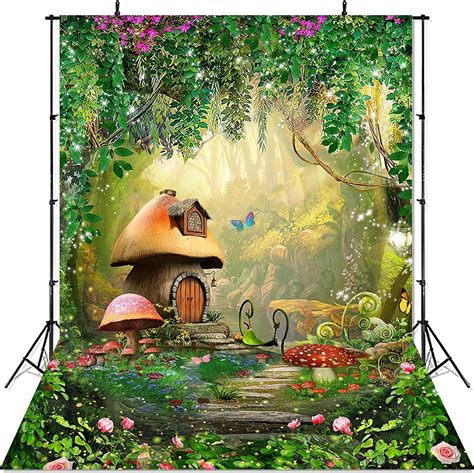 Avezano Enchanted Forest Backdrop Fairy Tale Forest Spring Wonderland