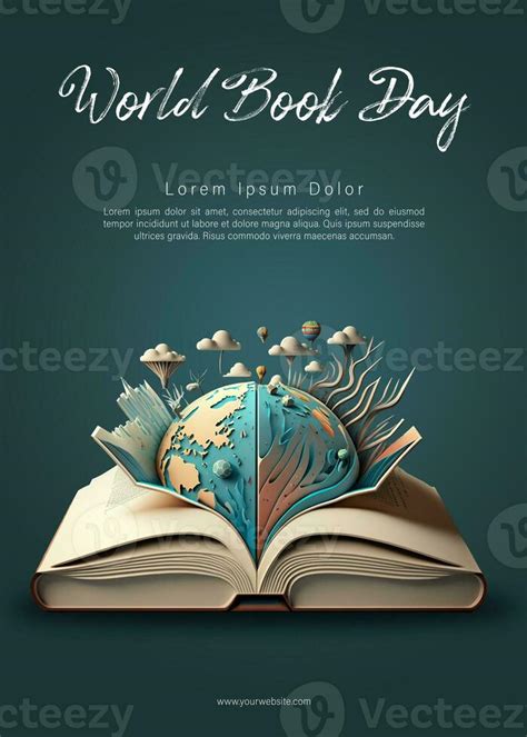 World Book Day Poster Design. Generative ai photo 24137553 Stock Photo at Vecteezy