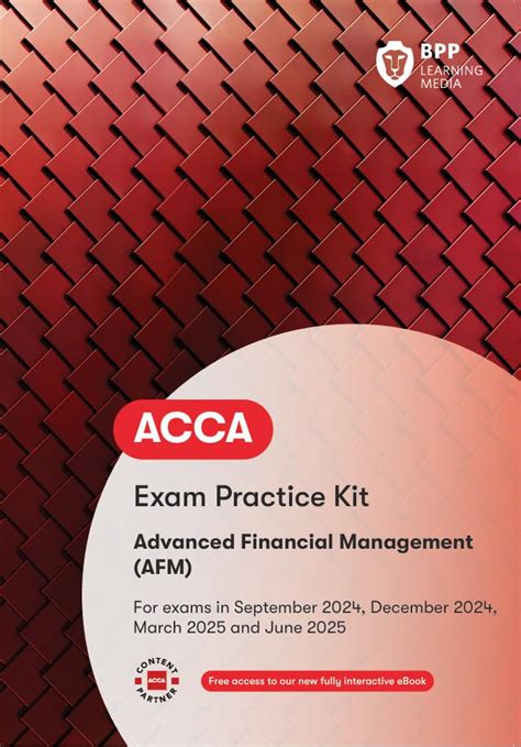 Amazon ACCA Advanced Financial Management Exam Practice Kit BPP