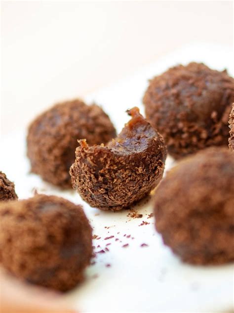 Trufas De Chocolate Veganas Mel N Sin Jam N