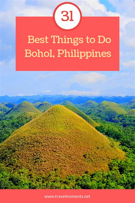 31 Best Things To Do In Bohol Philippines Travel Moments