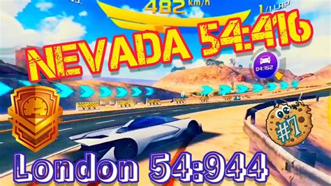 Nevada 54 416 London 54 944 Asphalt 8 Gauntlet Highligts Challenge