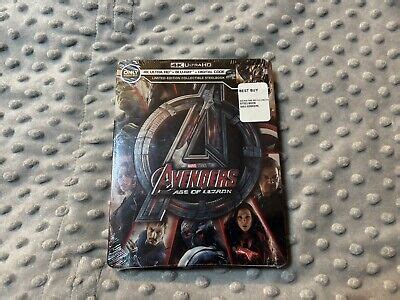 Marvel Avengers Age Of Ultron K Uhd Steelbook Blu Ray Digital Oop