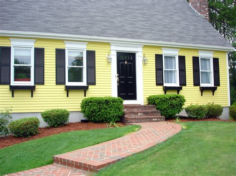 ️yellow Exterior House Paint Colors Free Download