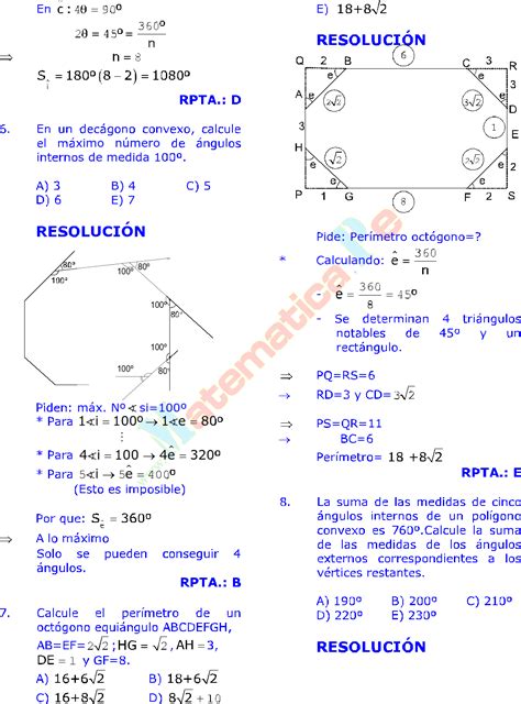 POLÍGONOS PROBLEMAS RESUELTOS PARA PREUNIVERSITARIOS PDF