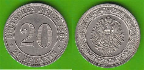 Kaiserreich Pfennig A Toll Erhalten Vz St St Kleiner