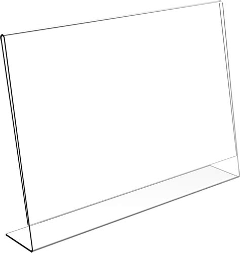 Displaypro A4 Landscape Acrylic Poster Menu Holder Lean To Perspex