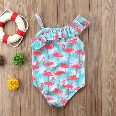 Carolilly Conjunto de Bikini para Niña Traje de Ropa Bebé de Una Pieza Bañador Traje de Baño