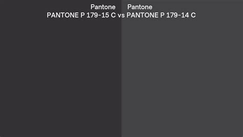 Pantone P 179 15 C Vs Pantone P 179 14 C Side By Side Comparison